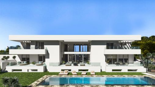 El Paraiso Alto: Increible nuevo proyecto de villa moderna con vistas al golf y al mar