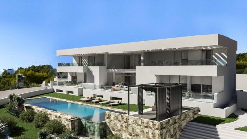 El Paraiso Alto: Modern villa project with golf and sea views