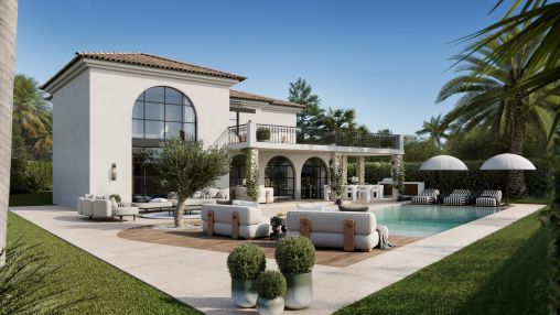 Nueva Andalucia: Villa moderna con acceso directo al Golf