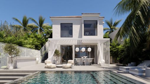 Nueva Andalucía: Beautiful 5-bedroom family villa