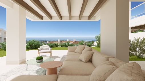 Neubau Luxuswohnung in Paraiso Alto mit Meer- und Golfblick