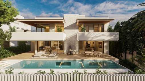 San Pedro Beach: Luxury villa project, 200 m from the beach