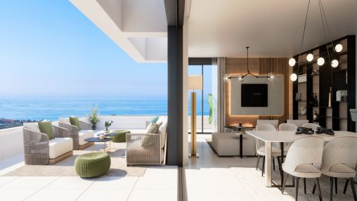 Los Altos de Los Monteros: Luxusapartment mit Panoramablick