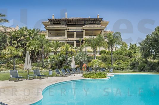 A south-facing ground floor apartment situated in the most luxurious residential development of Sotogrande.