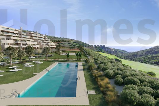 Apartamento en planta baja de 2 dormitorios con un jardín privado de 34,3m2 en el nuevo complejo residencial de Atria en La Alcaidesa con vistas espectaculares.