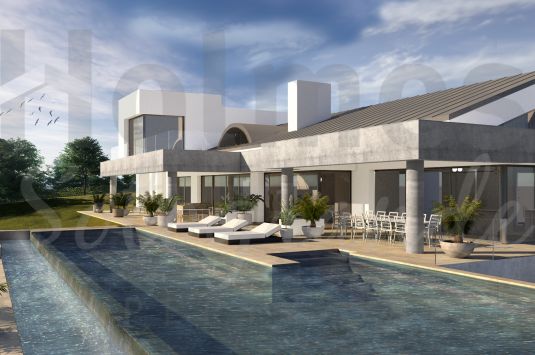 Stunning modern design project of an eco-friendly villa located in the unique enclave of La Reserva.