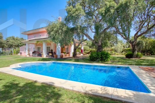 South facing two storey villa peacefully located by the 11th tee of the San Roque Golf Club and very near the stables and riding school.