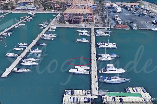 Conveniently located 12 x 4m berth in Pier 1 in Puerto Deportivo Sotogrande, Cadiz, Spain.