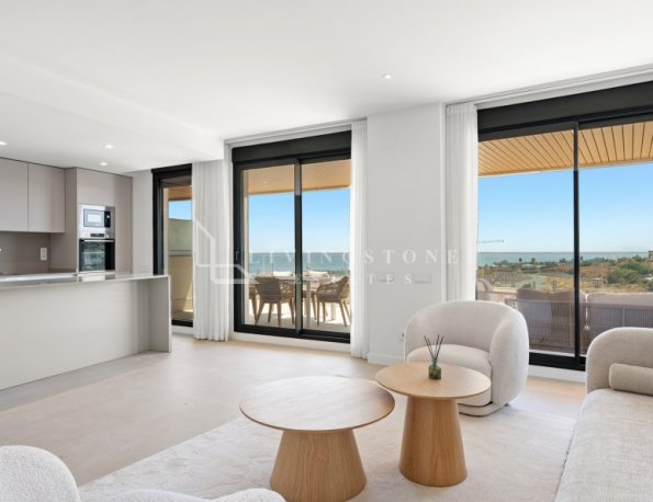 Contemporary Two-Bedroom Apartment with Panoramic Sea Views in Selwo, Estepona