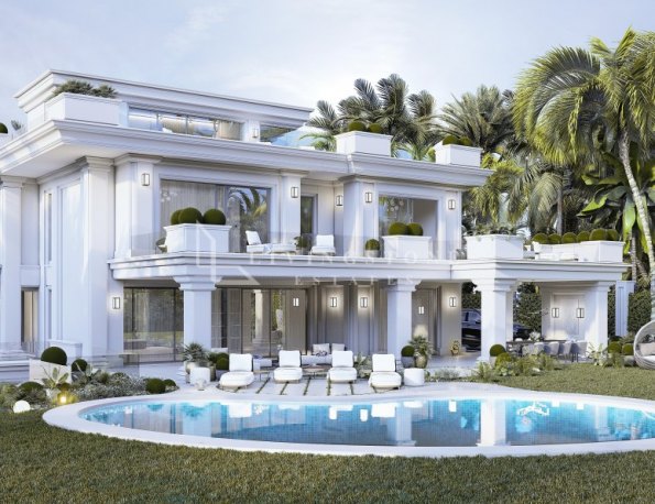 Villas de Lujo de 6 Dormitorios con Impresionantes Vistas, en Marbella.