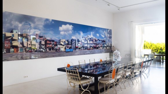 The White Stone Villa with Panoramic Views in Almenara Golf, Sotogrande Alto