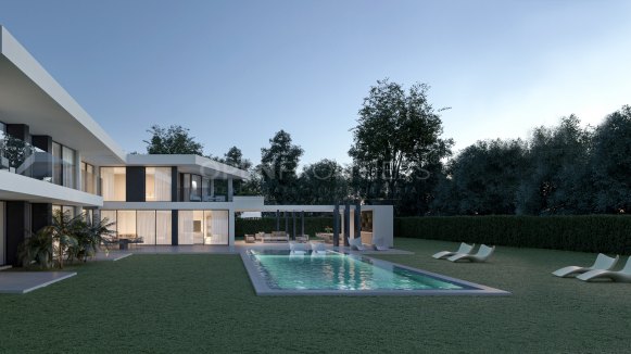 Nueva Villa en Construcción en Sotogrande Costa