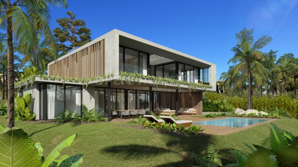 Villa V: a luxury villa blended into nature in La Reserva, Sotogrande