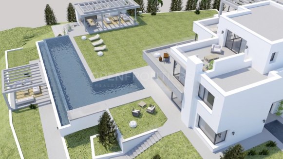 New Build Villa with Spectacular Sea and Golf Views in Sotogrande Alto