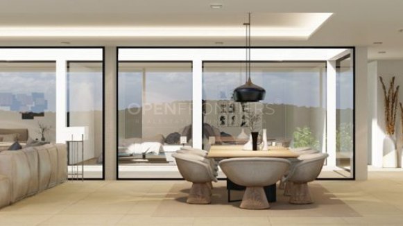 Modern villa in Sotogrande with completed structure and premium design