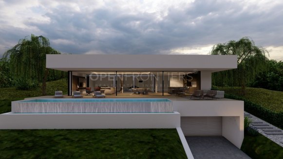 Modern villa in Sotogrande with completed structure and premium design