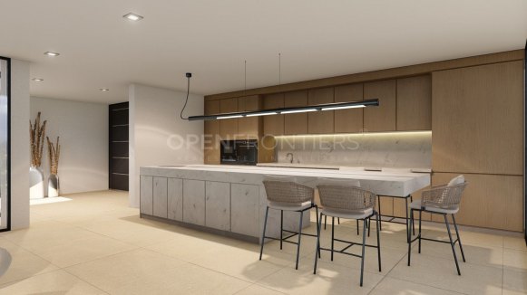 Modern villa in Sotogrande with completed structure and premium design