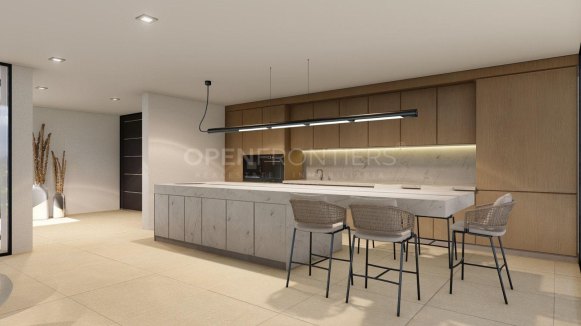 Modern villa in Sotogrande with completed structure and premium design