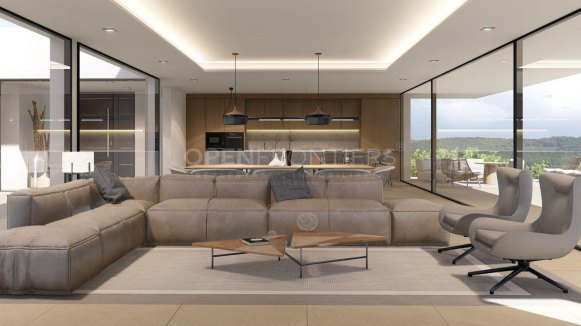Modern villa in Sotogrande with completed structure and premium design