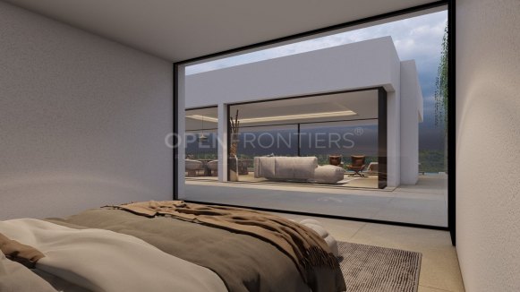 Modern villa in Sotogrande with completed structure and premium design