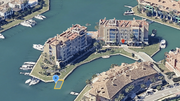 Exclusive 12 x 4.5 m berth in Isla de la Vela, ideally located in Sotogrande Marina