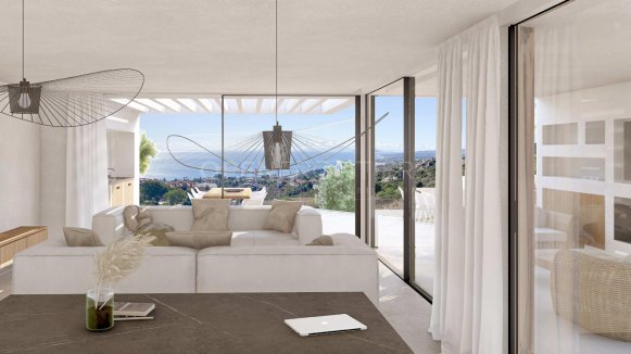 Plot with Sea and Mountain Views in Bahia de las Rocas, Manilva