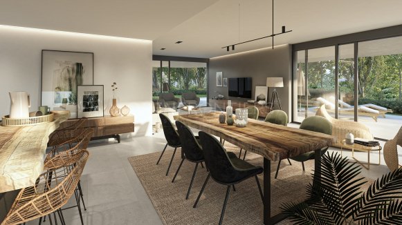 Three-Bedroom Apartment with Sea Views in Village Verde, Sotogrande