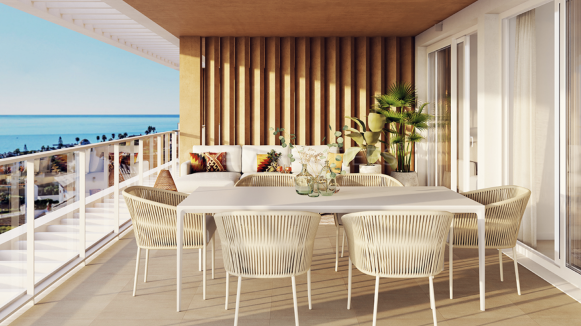 Alcaidesa Homes: 4-bedroom duplex with spacious terraces and open living areas