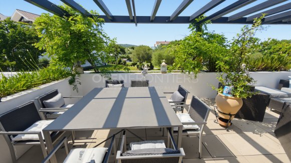 Contemporary duplex penthouse with private lift in Valderrama Sotogrande