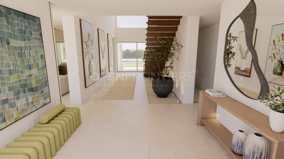 Modern Frontline Golf Villa with Lake Views in Sotogrande Alto