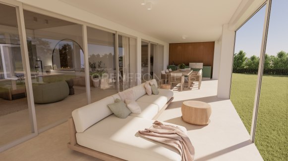 Modern Frontline Golf Villa with Lake Views in Sotogrande Alto