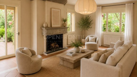 Recently Renovated Villa with Panoramic Views and Private Pool in Sotogrande Costa