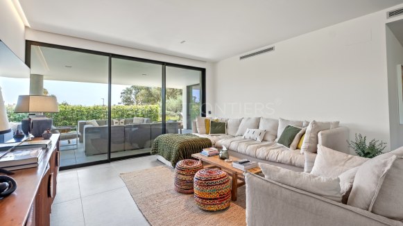 Ground Floor Apartment with Private Garden in Village Verde, Sotogrande