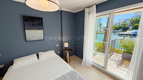 Canal-Side Apartment with Berth in Isla Carey, Sotogrande Marina