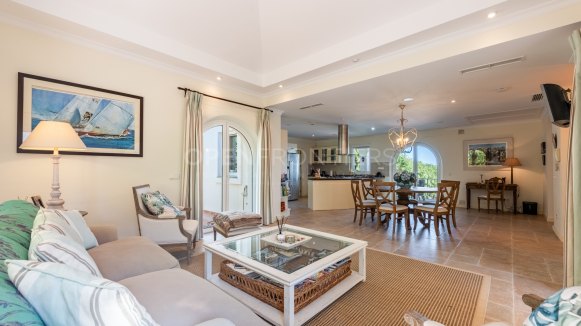 Family villa in Sotogrande Alto with panoramic sea views