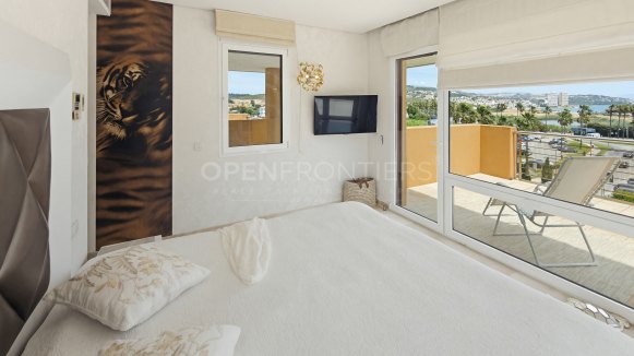 Luxury apartment in Ribera del Marlin with sea and marina views