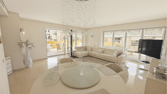 Luxury apartment in Ribera del Marlin with sea and marina views