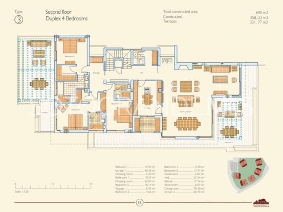 Comprar duplex en Hacienda de Valderrama de 4 dormitorios | Kassa Sotogrande Real Estate