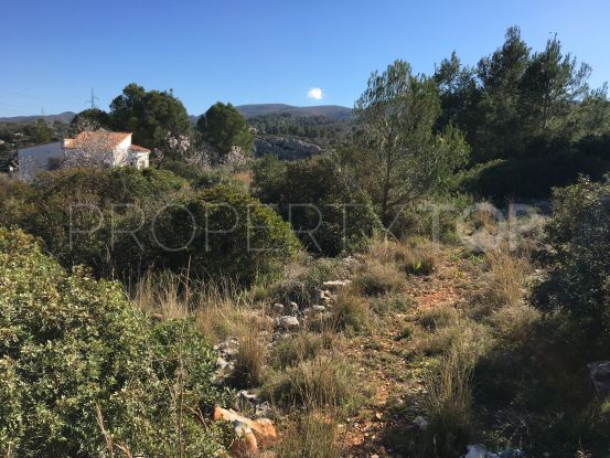 Fantastic opportunity to purchase a residential plot of land of 2500m2 with planning permission granted for two detached villas in Gata De Gorgos