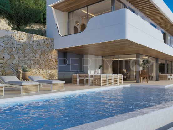 Villa in project for sale in the Benimeit area of Moraira with spectacular sea views