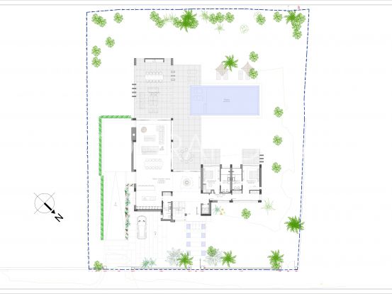 Sotogrande Costa, villa con 5 dormitorios | Ondomus
