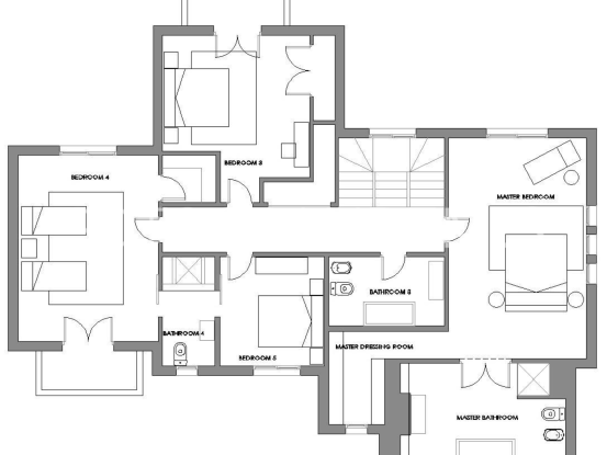Zona B, villa con 6 dormitorios a la venta | Ondomus