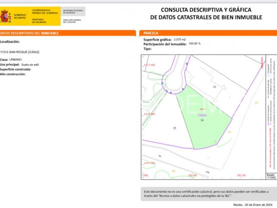 Plot for sale in Sotogrande Alto Central | Miranda Properties