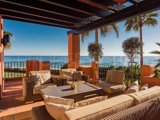 Beachfront Corner Duplex Penthouse at La Morera Marbella