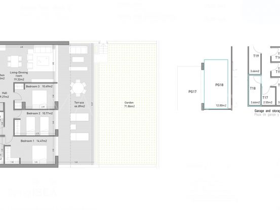 Ground floor apartment with 3 bedrooms for sale in Estepona Golf | Serneholt Estate