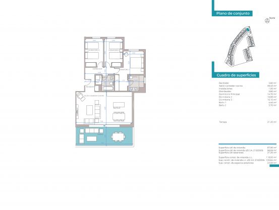Penthouse with 3 bedrooms for sale in Bel Air, Estepona | Serneholt Estate