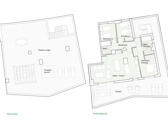 Atico duplex a la venta con 3 dormitorios en Arroyo Vaquero, Estepona | Serneholt Estate