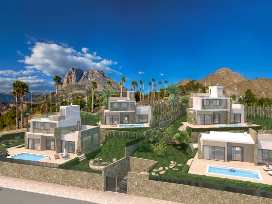 New luxury homes with magical view over the skyline of Benidorm