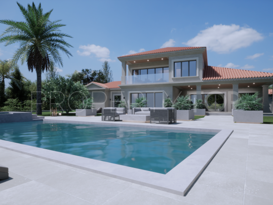 Modern Andalusian style frontline golf villa in the gated community of Los Naranjos Golf, Nueva Andalucia
