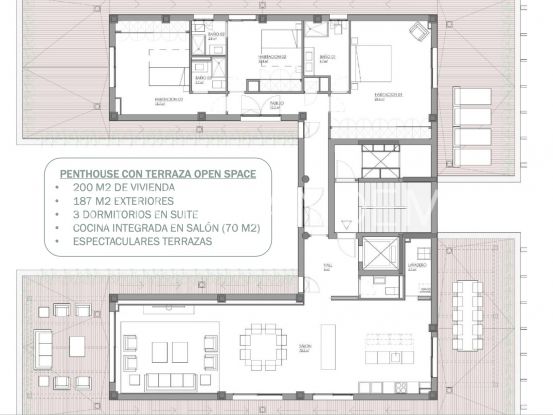 Se vende Ático con 3 dormitorios en Senda Chica, La Reserva | Noll Sotogrande